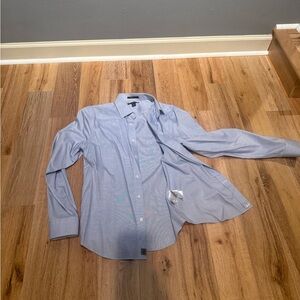 Banana Republic Non Iron Untucked Slim Fit Dress Shirt
